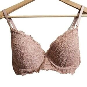 Aerie Lace Bra in Blush Pink